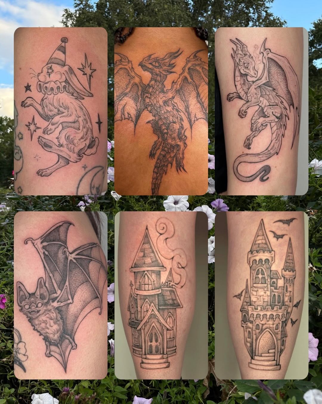 Tattoo by @cat.tatz — illustrative, black_and_grey