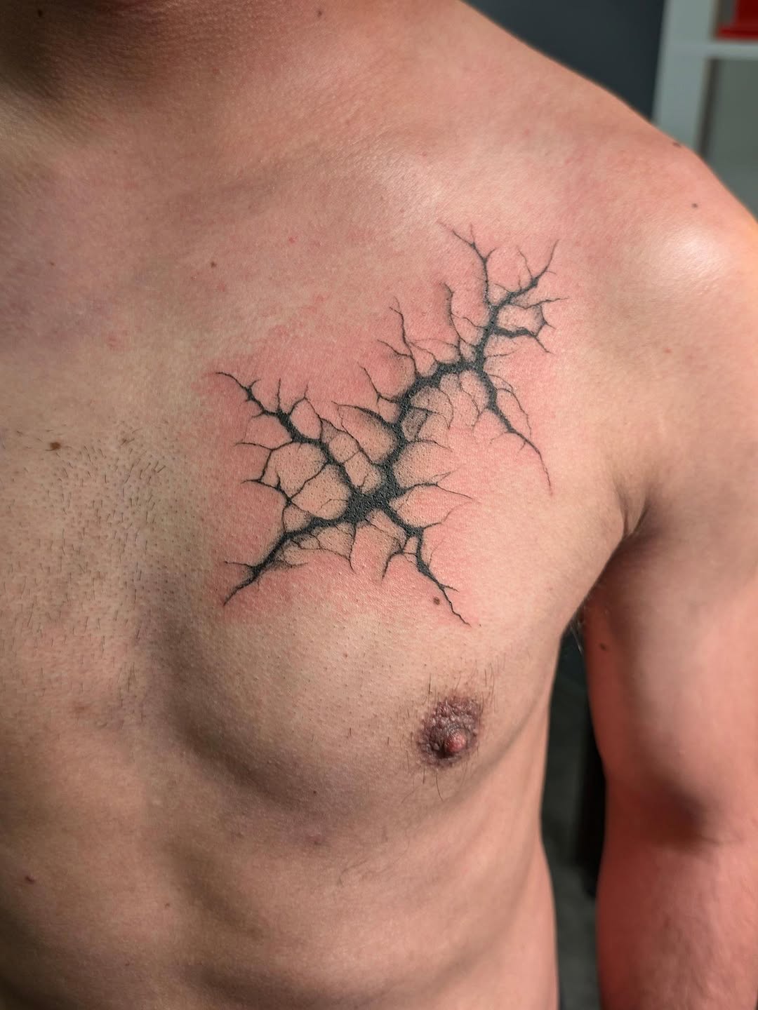 Tattoo by @jqln.ink — blackwork, illustrative