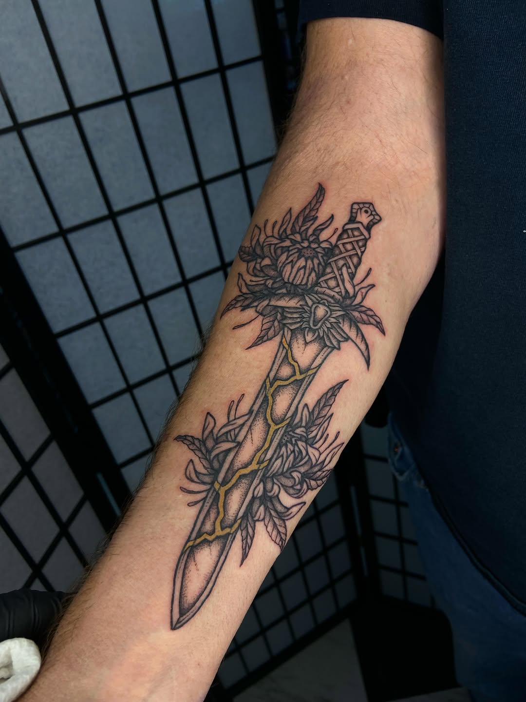 Tattoo by @ryansflashstash — illustrative, black_and_grey