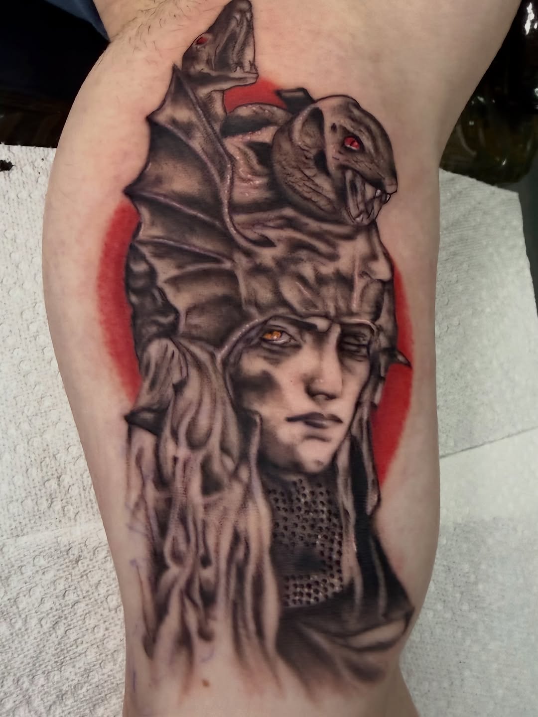 Tattoo by @jjkronauer โ realism, dark_realism