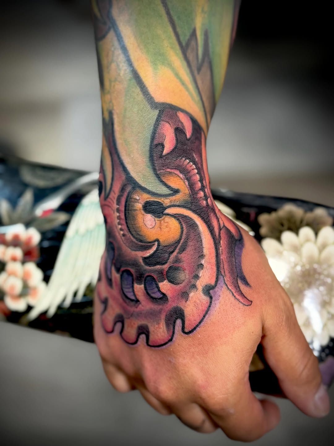 Tattoo by @jonhighland — black_and_grey, ornamental