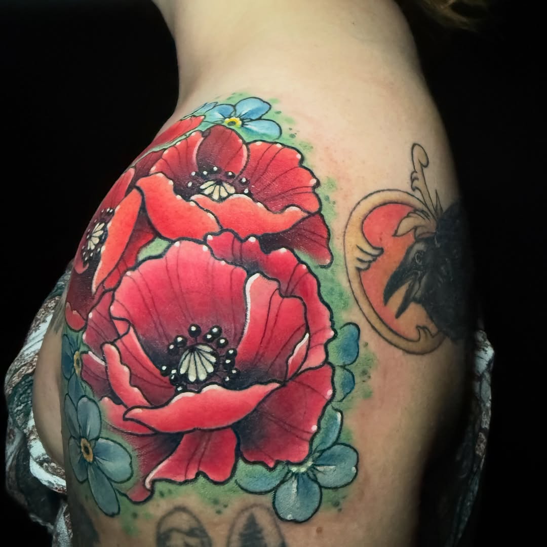 Tattoo by @taylormillstattoos — neo_traditional, realism