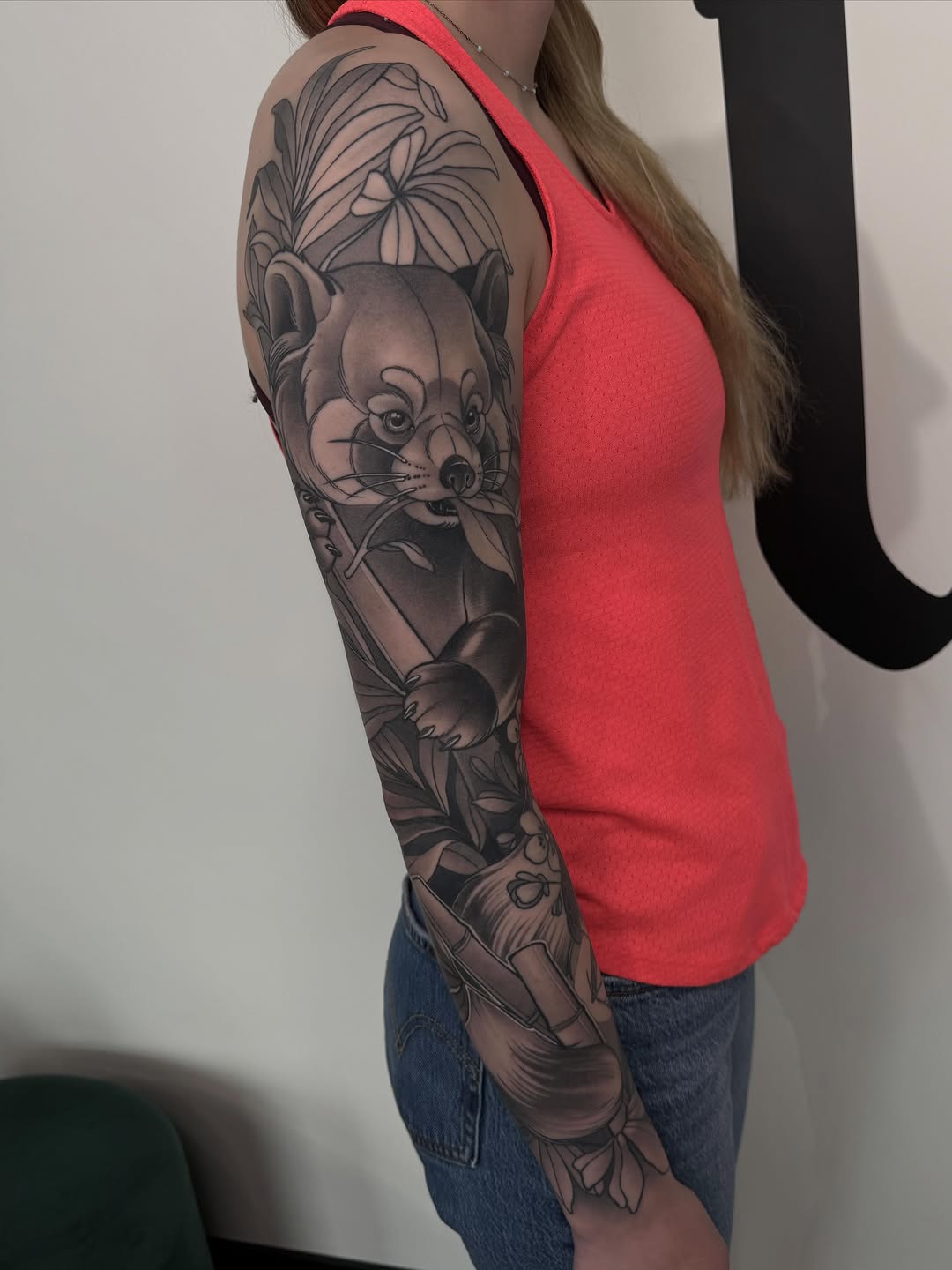 Tattoo by @anne_core — black_and_grey, realism