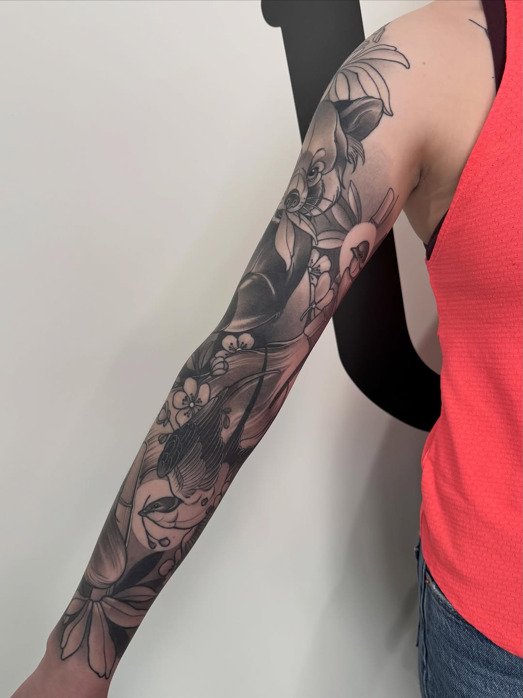 Tattoo by @anne_core — black_and_grey, realism