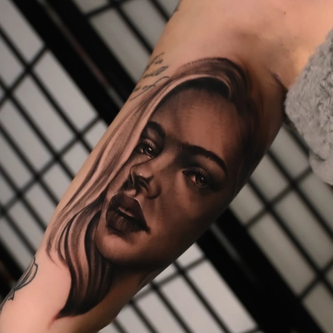 Tattoo by @ironmiketattoos — realism, black_and_grey