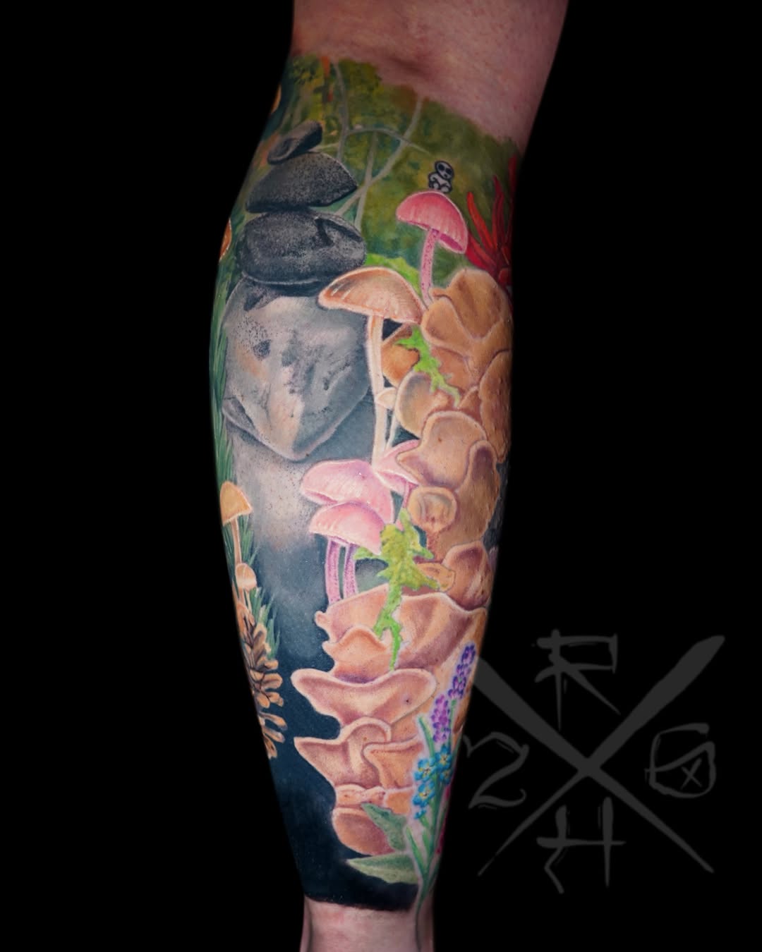 Tattoo by @ryan_hammond — realism, botanical