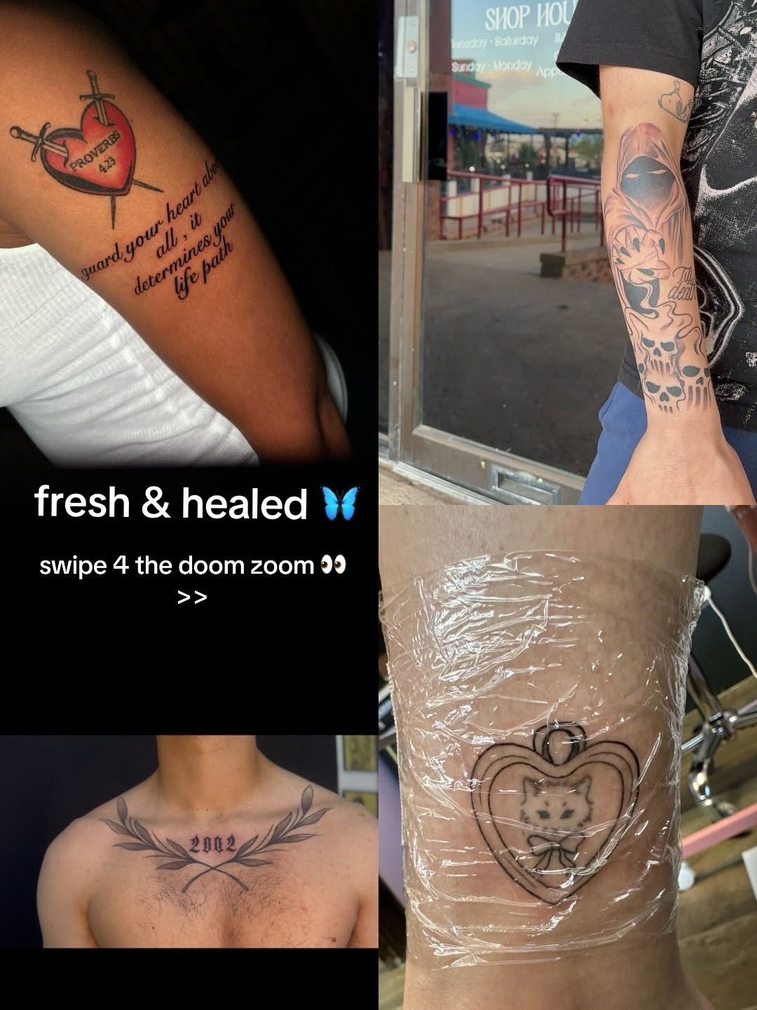 Tattoo by @persialeilani — lettering_script, black_and_grey