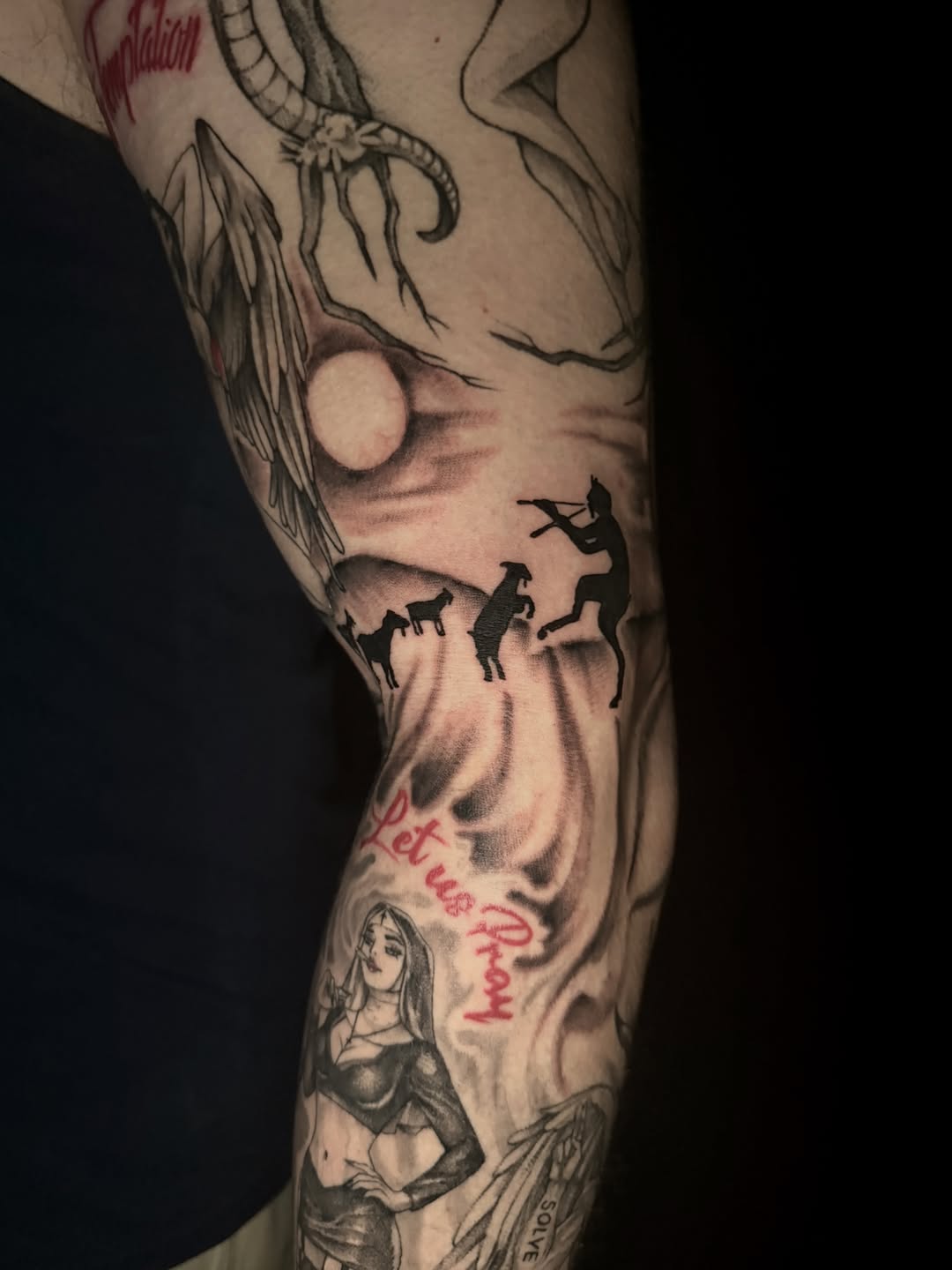 Tattoo by @exploitedtattoos — black_and_grey