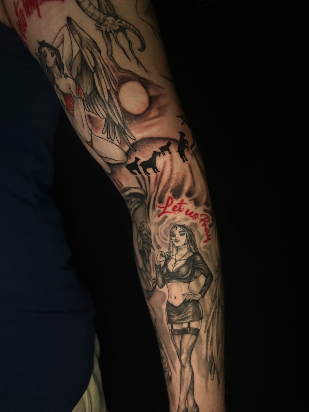 Tattoo by @exploitedtattoos — black_and_grey