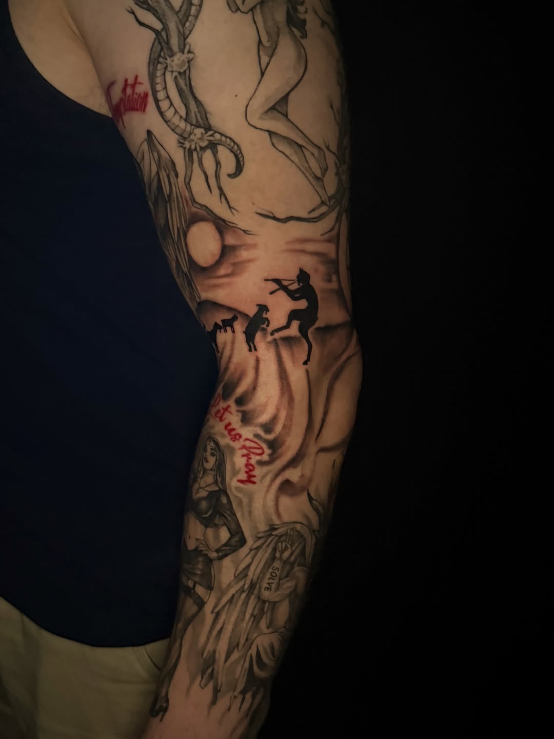Tattoo by @exploitedtattoos — black_and_grey