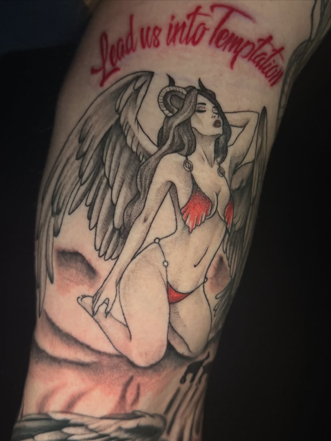 Tattoo by @exploitedtattoos — lettering_script