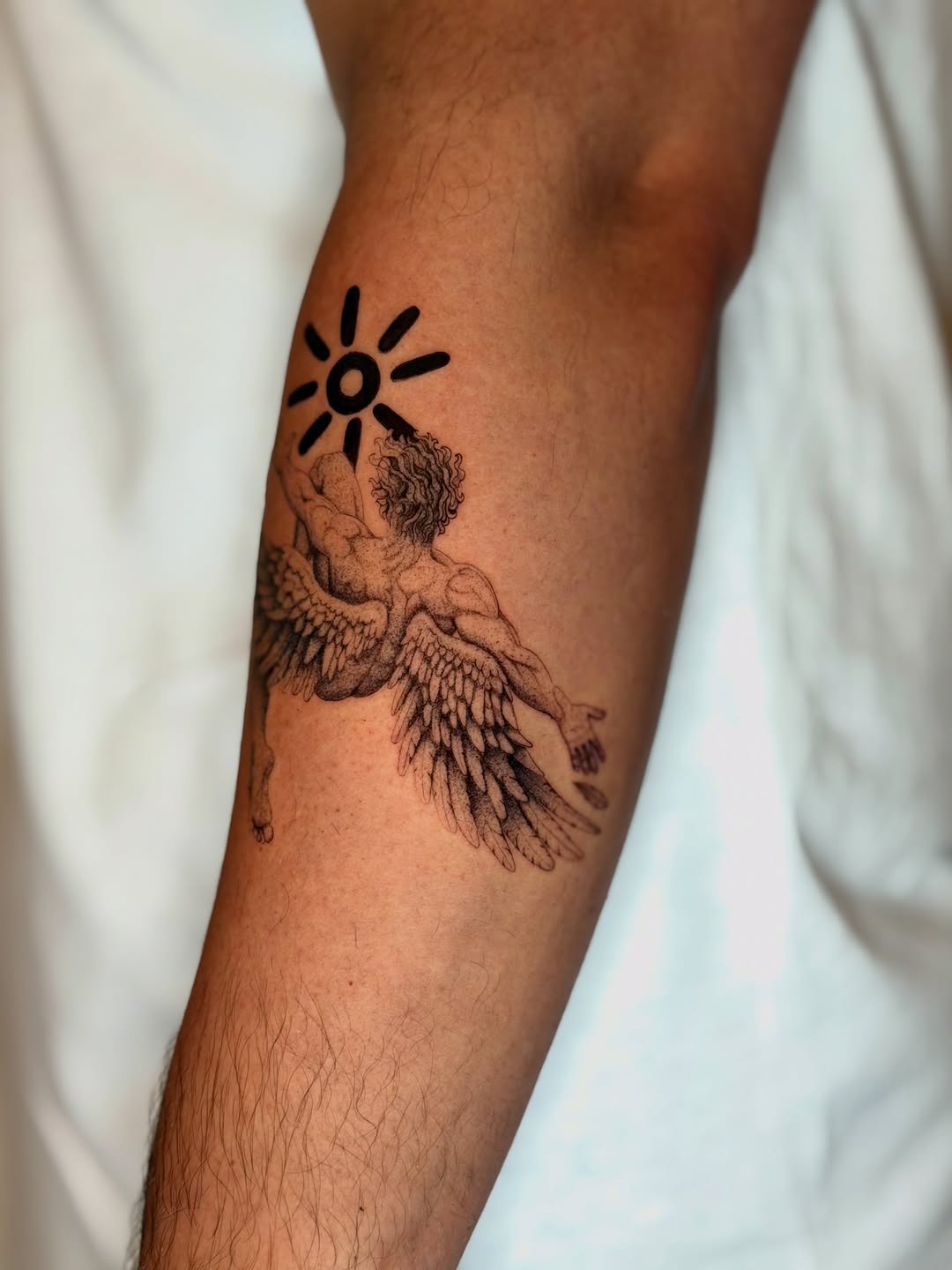 Tattoo by @inkbypiero — black_and_grey, realism