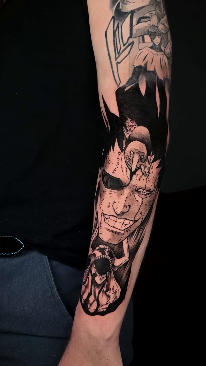 Tattoo by @ink.crack โ black_and_grey, realism