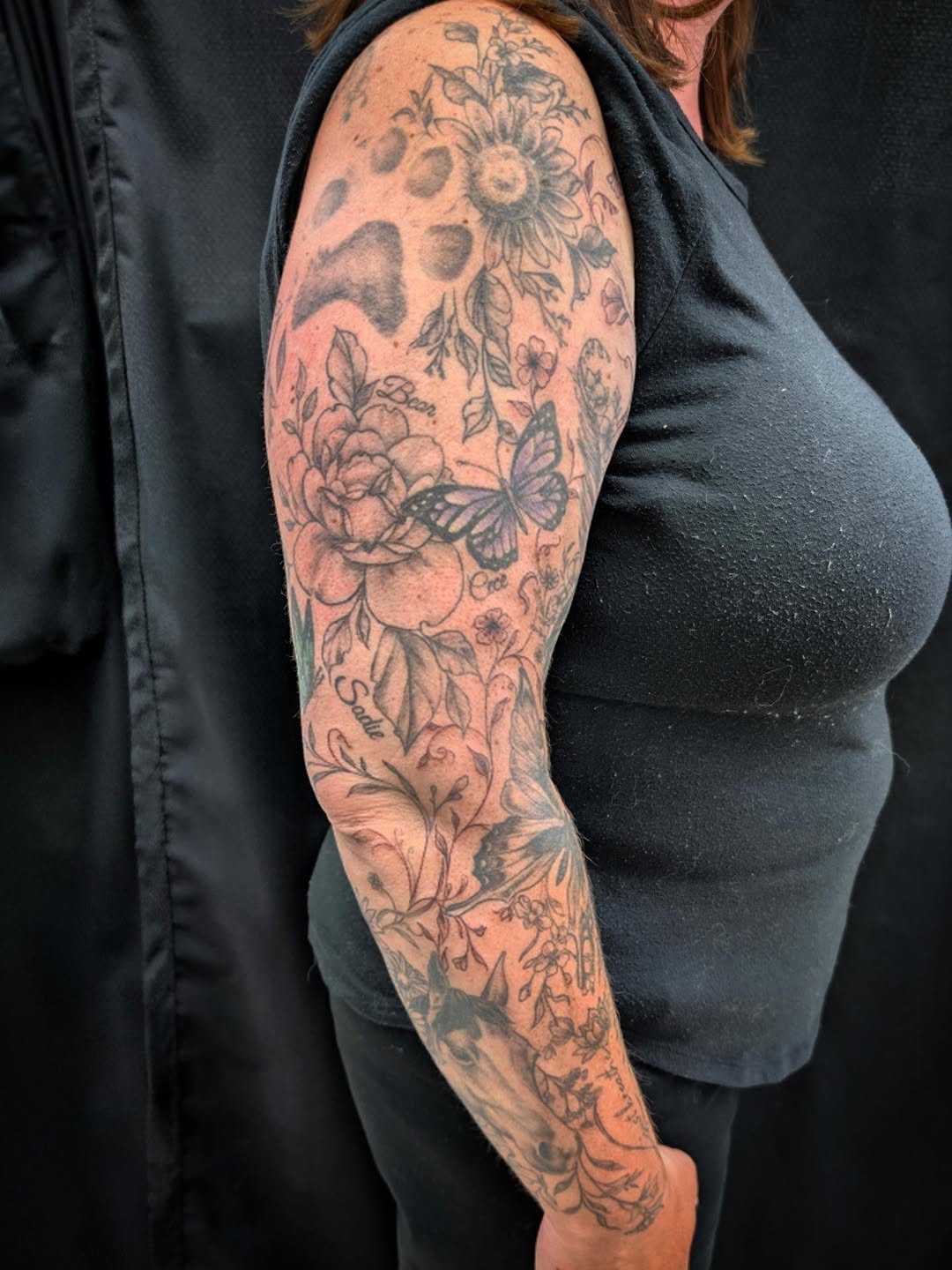 Tattoo by @yourferalfriend β black_and_grey, realism