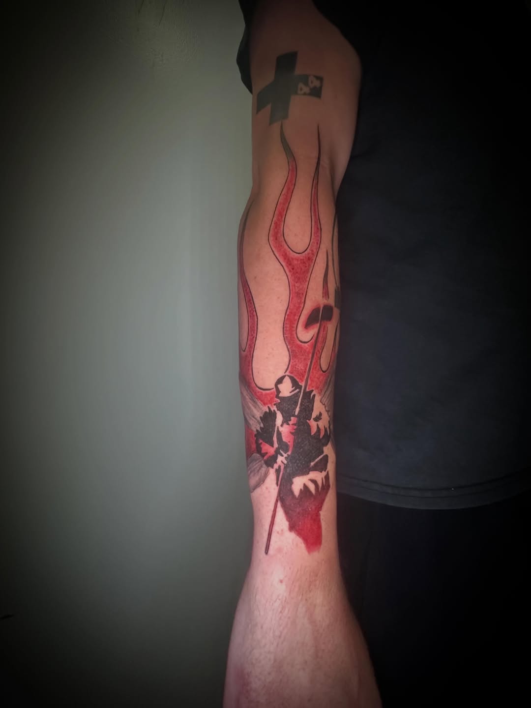 Tattoo by @javier_jimenez_tattoo_ — trash_polka, blackwork