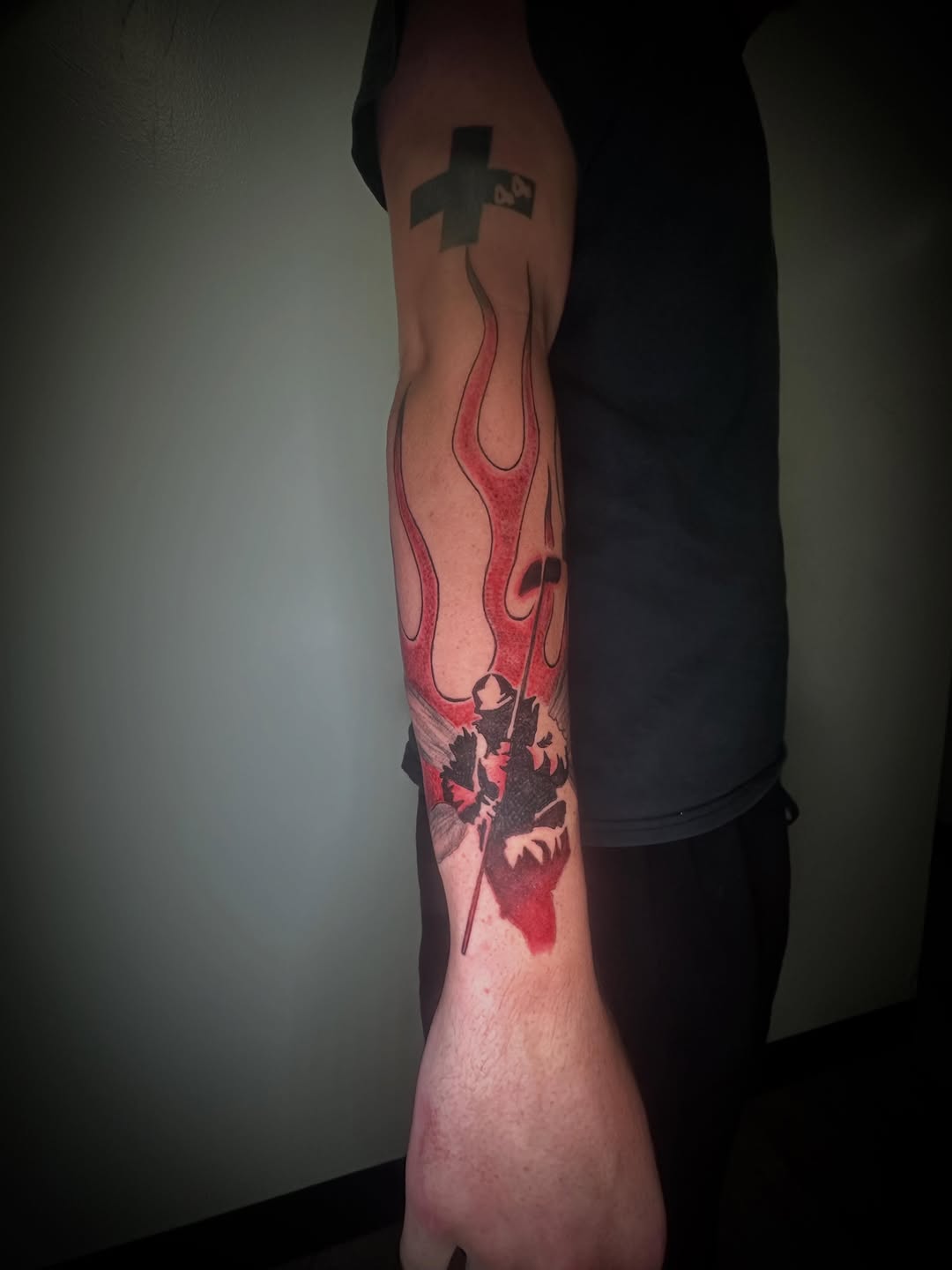 Tattoo by @javier_jimenez_tattoo_ — trash_polka, blackwork