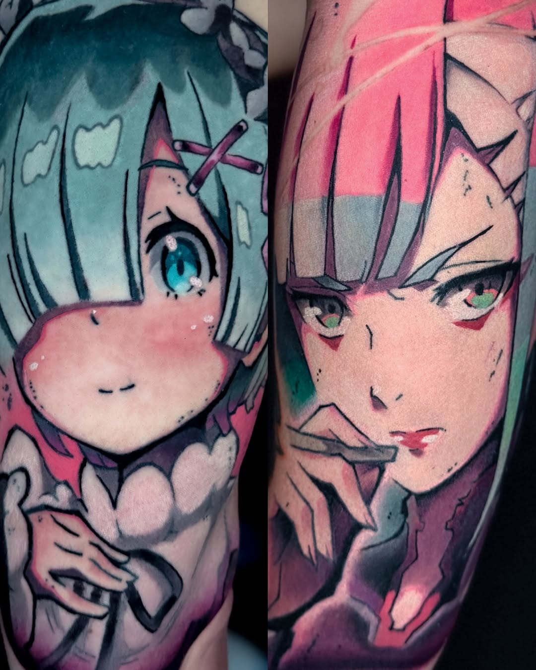 Tattoo by @skeleto.regnare β anime, new_school