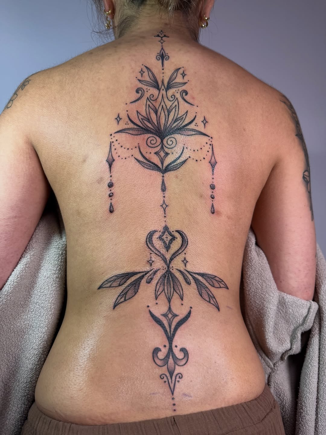 Tattoo by @jenpokes β ornamental, blackwork