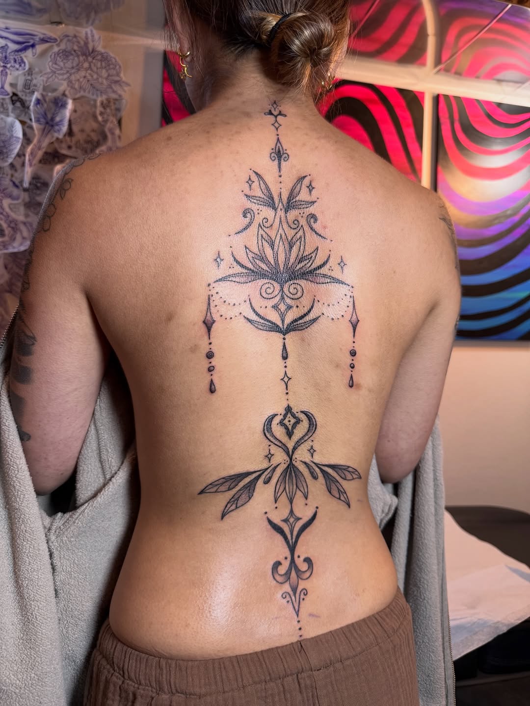 Tattoo by @jenpokes β ornamental, blackwork