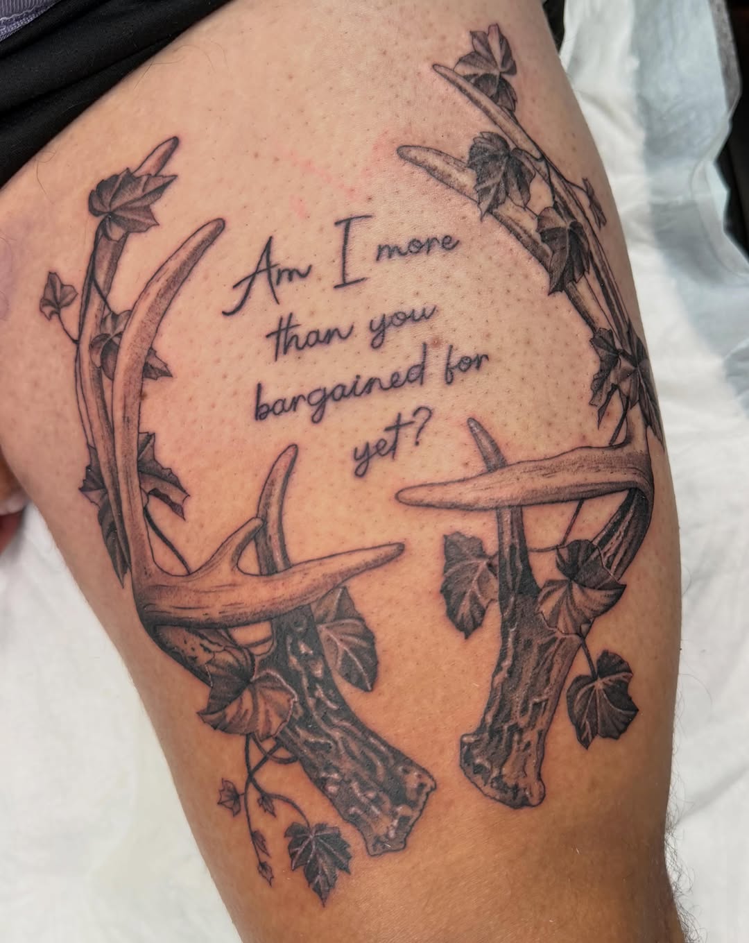 Tattoo by @tattoos_by_angiiee — lettering_script, black_and_grey