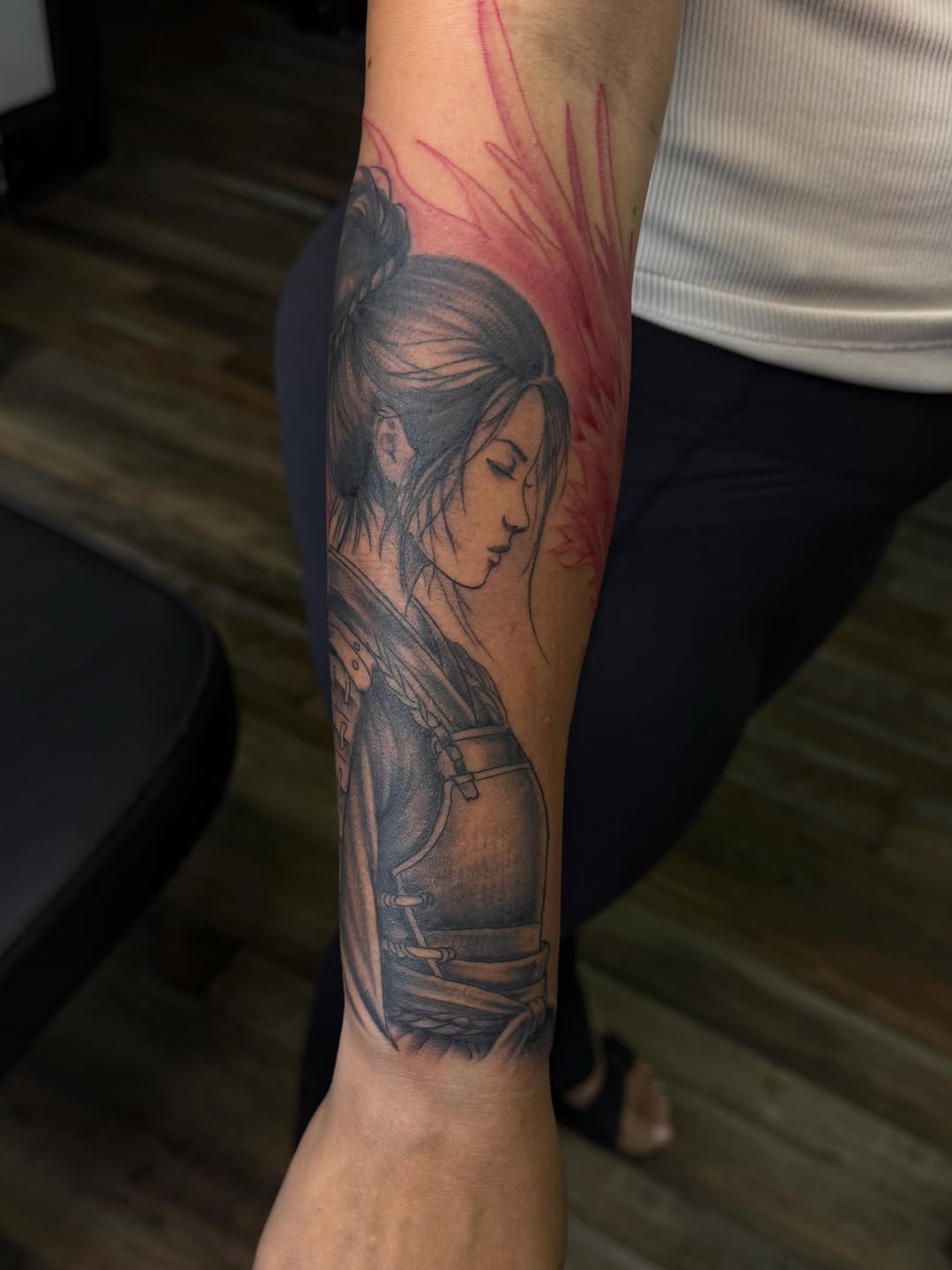 Tattoo by @tattooedbyaj — realism, black_and_grey