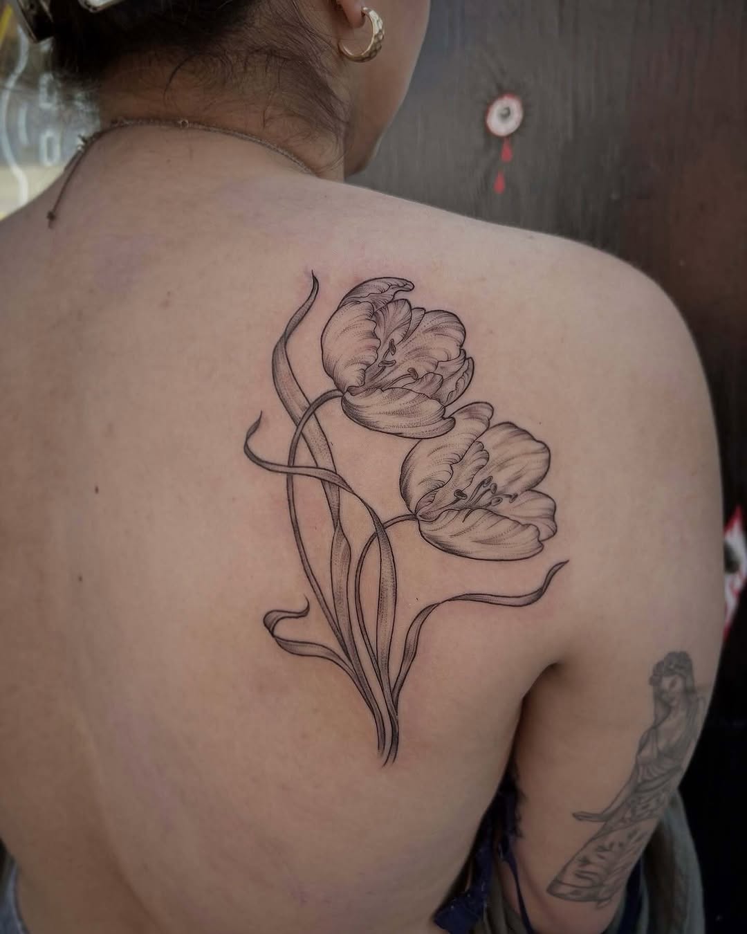 Tattoo by @southpaw.stipple โ fine_line, black_and_grey