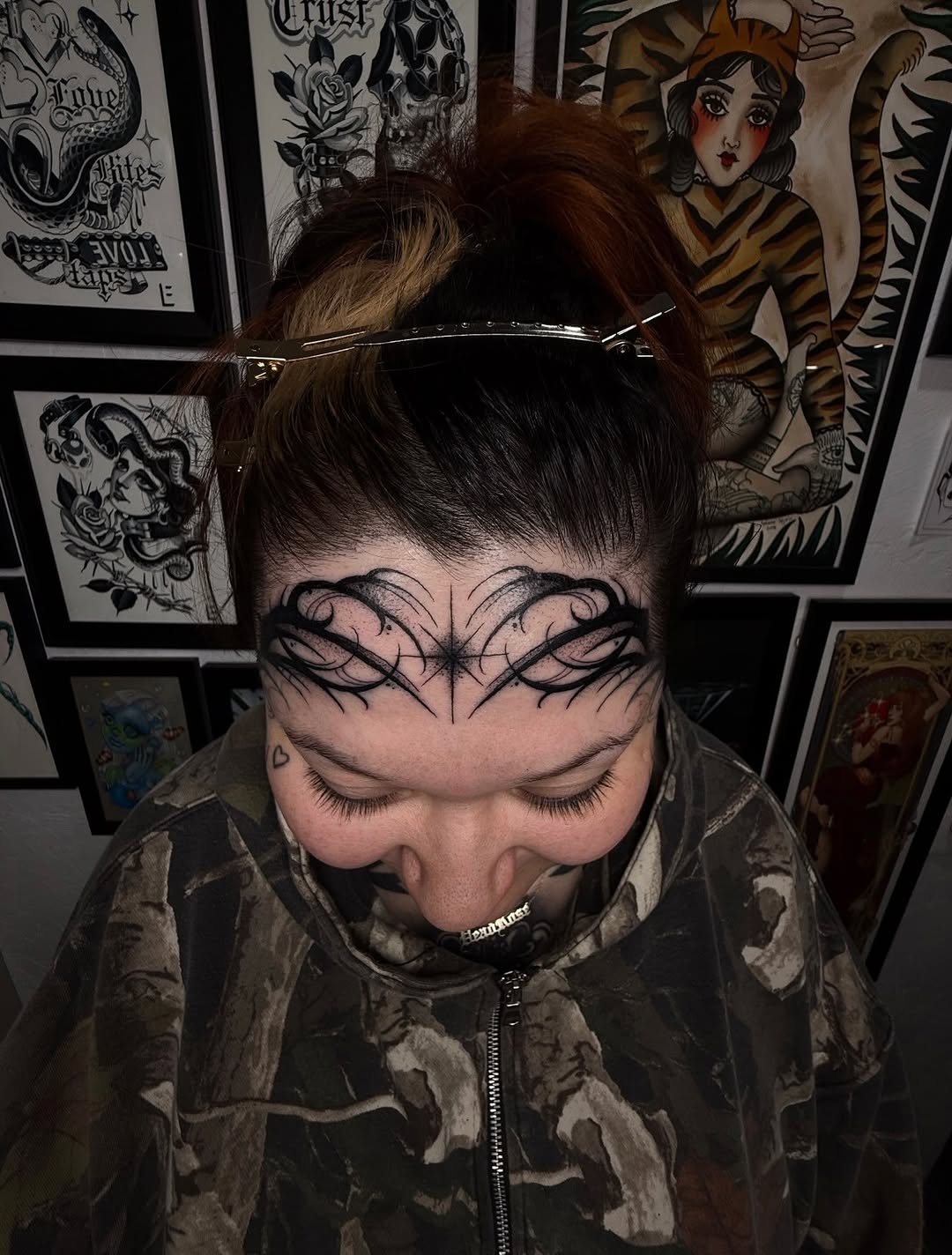 Tattoo by @kaylacancion — blackwork, ornamental