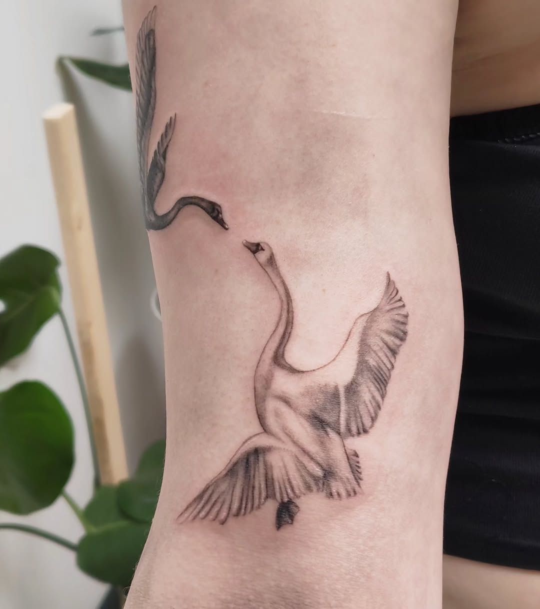 Tattoo by @m3ga.p1xlz — black_and_grey, realism