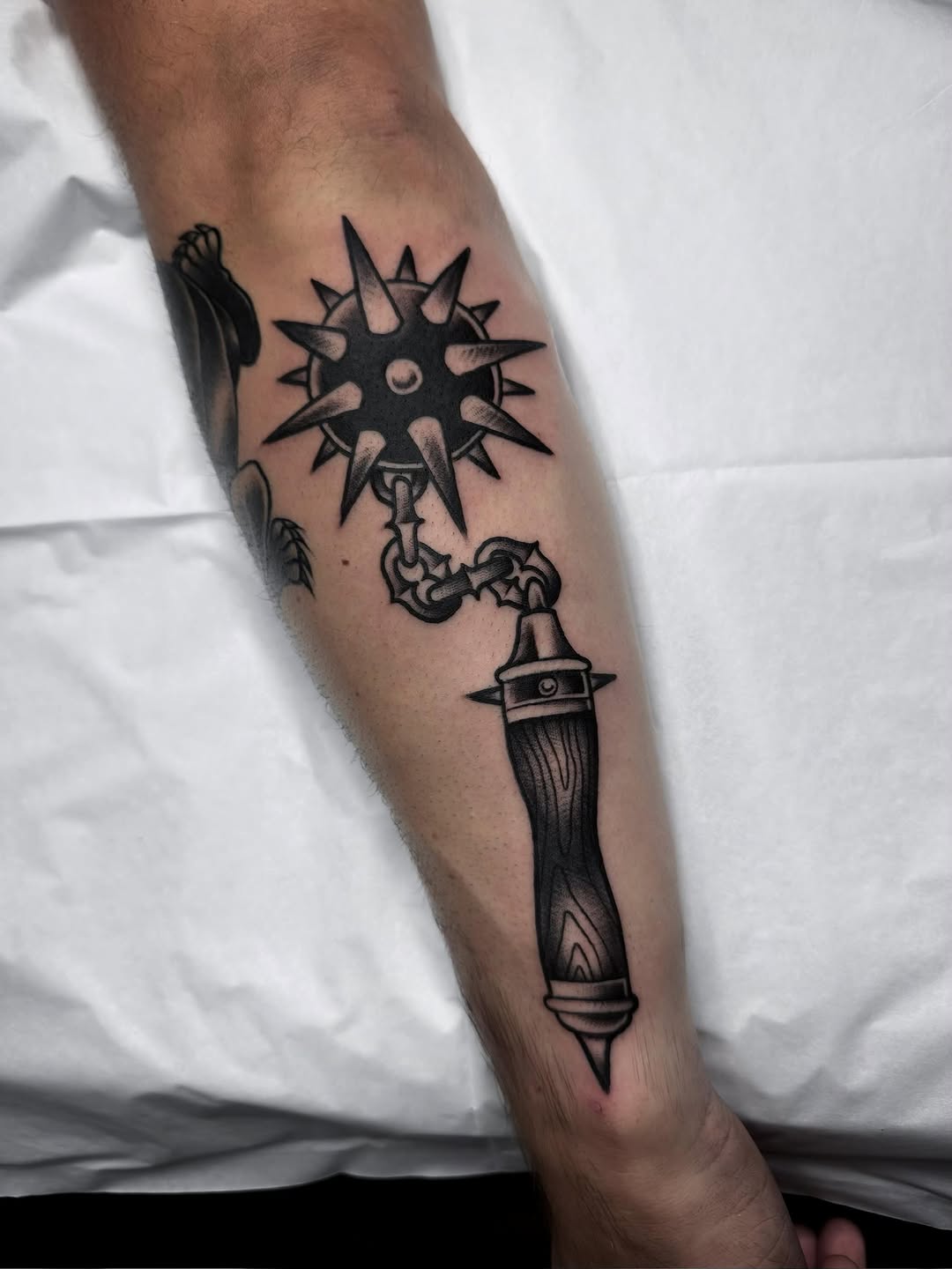 Tattoo by @travstattoos — american_traditional, illustrative