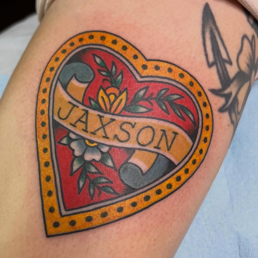 Tattoo by @ffititattoo — american_traditional, lettering_script