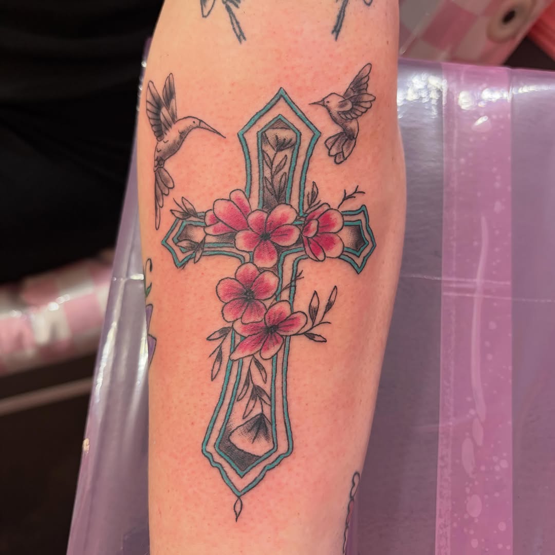Tattoo by @jaypink.ink — fine_line, black_and_grey