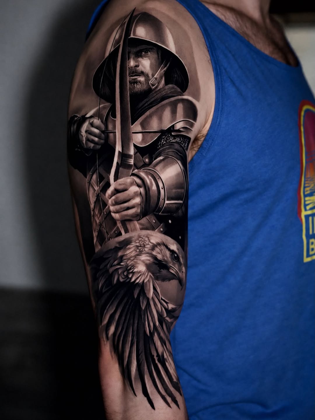 Tattoo by @nebesnuy_art — realism, black_and_grey
