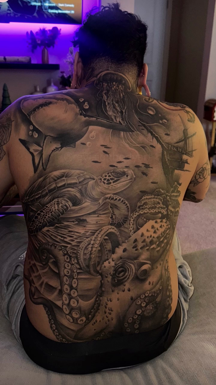 Tattoo by @winonataylortattoos β dark_realism, black_and_grey