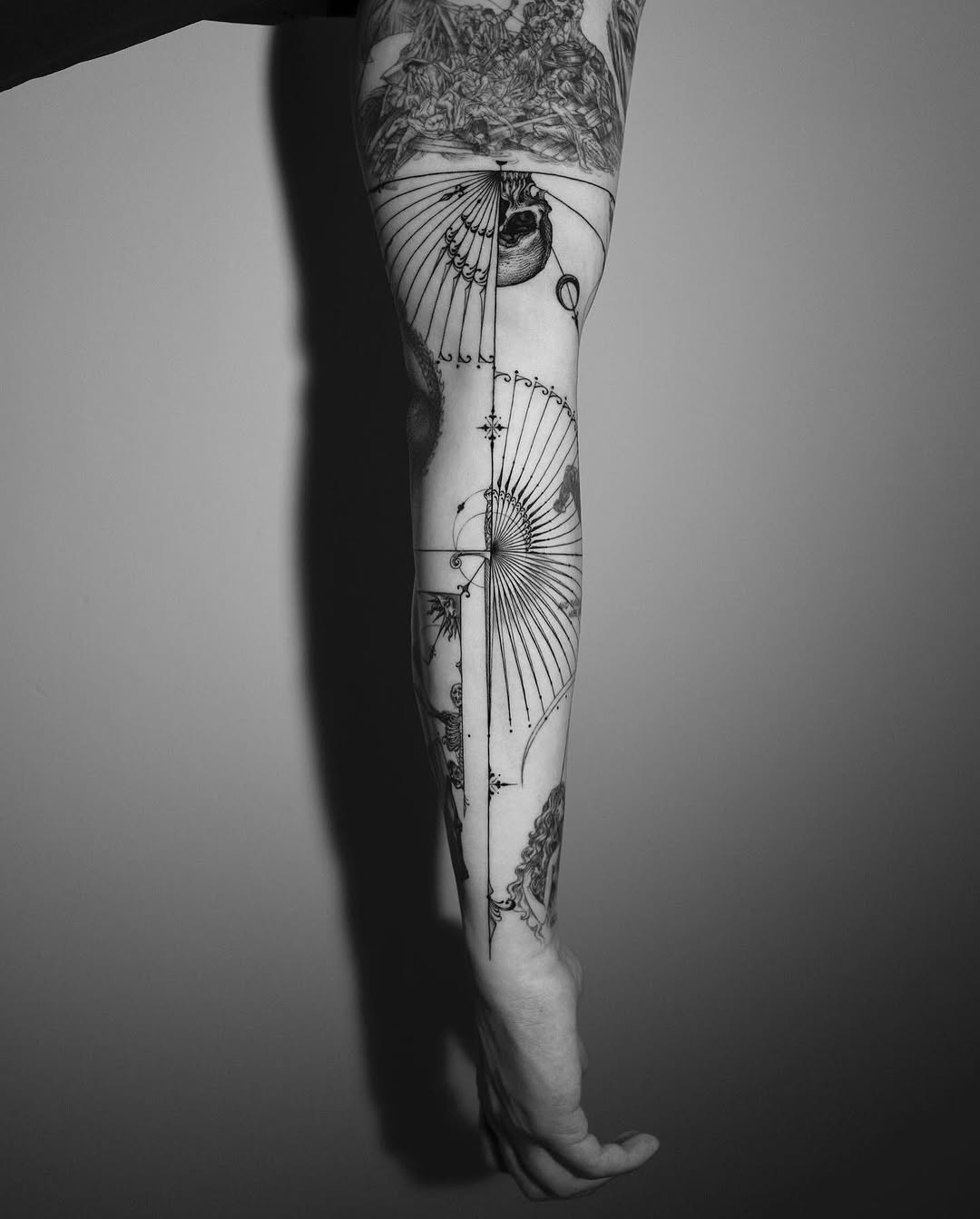 Tattoo by @jeon______ — geometric, black_and_grey