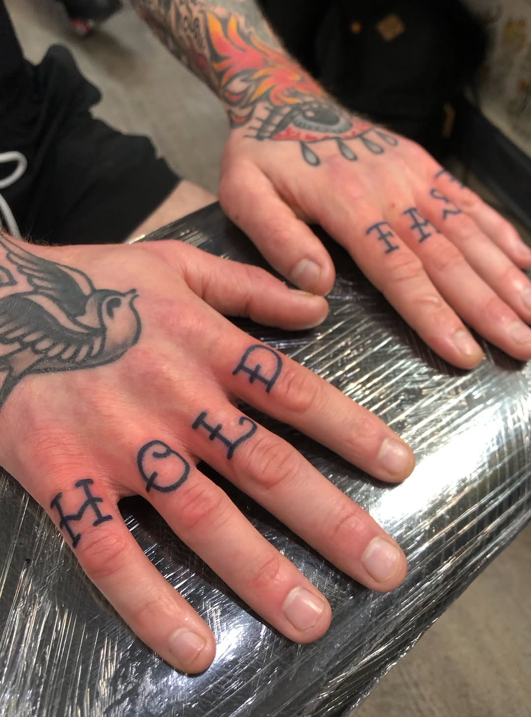Tattoo by @nicksharratt — lettering_script, american_traditional