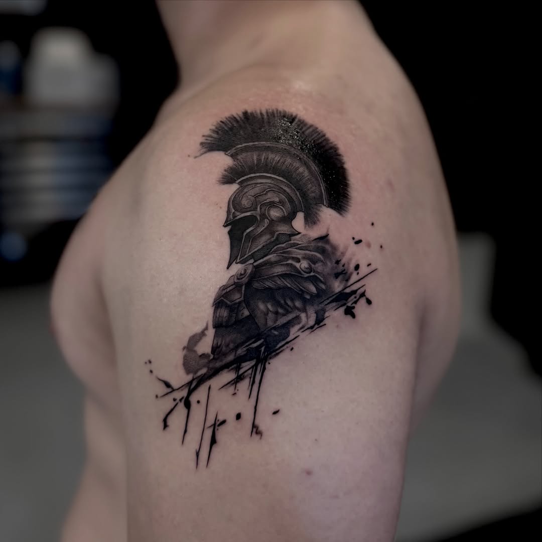 Tattoo by @barbs.tattoos — black_and_grey