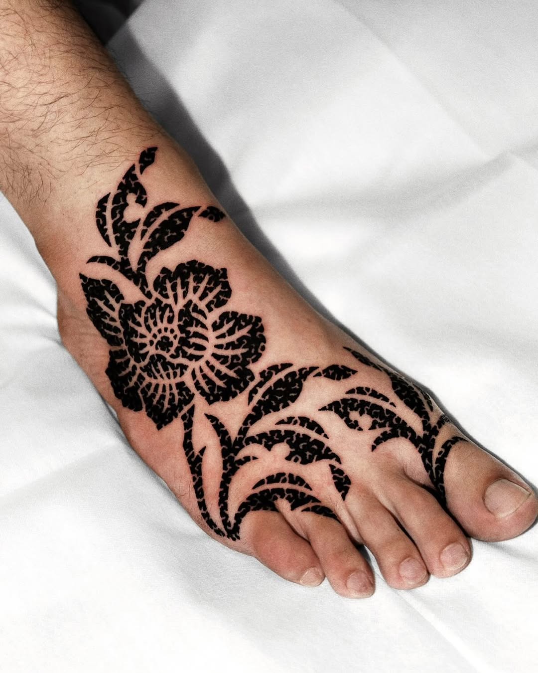 Tattoo by @mooromooropiece — blackwork, ornamental