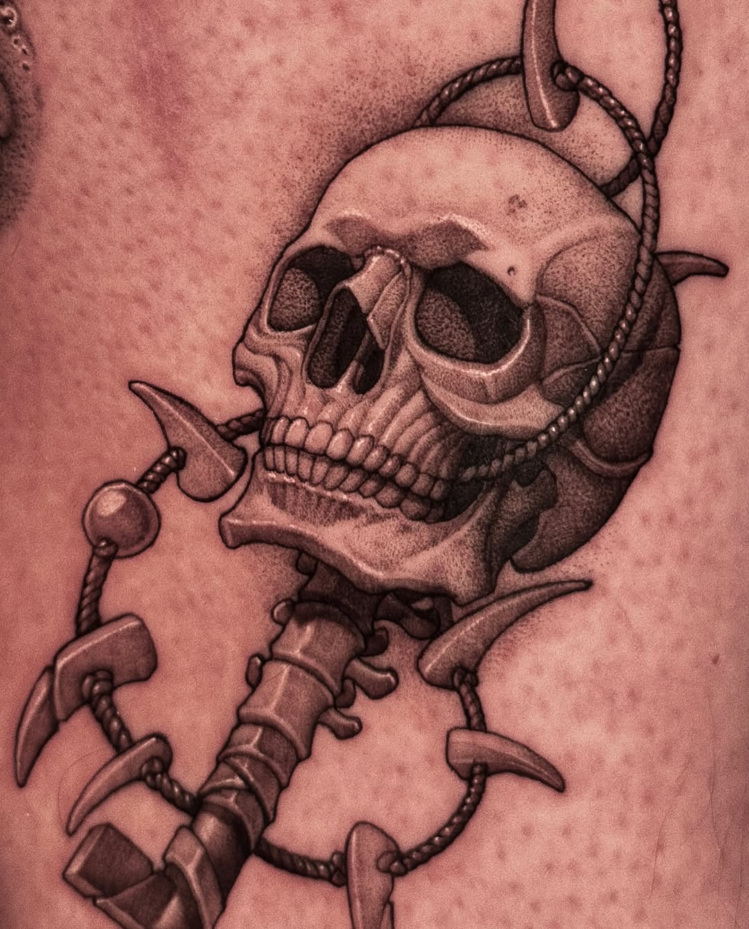 Tattoo by @wonsoong_blk — realism, black_and_grey