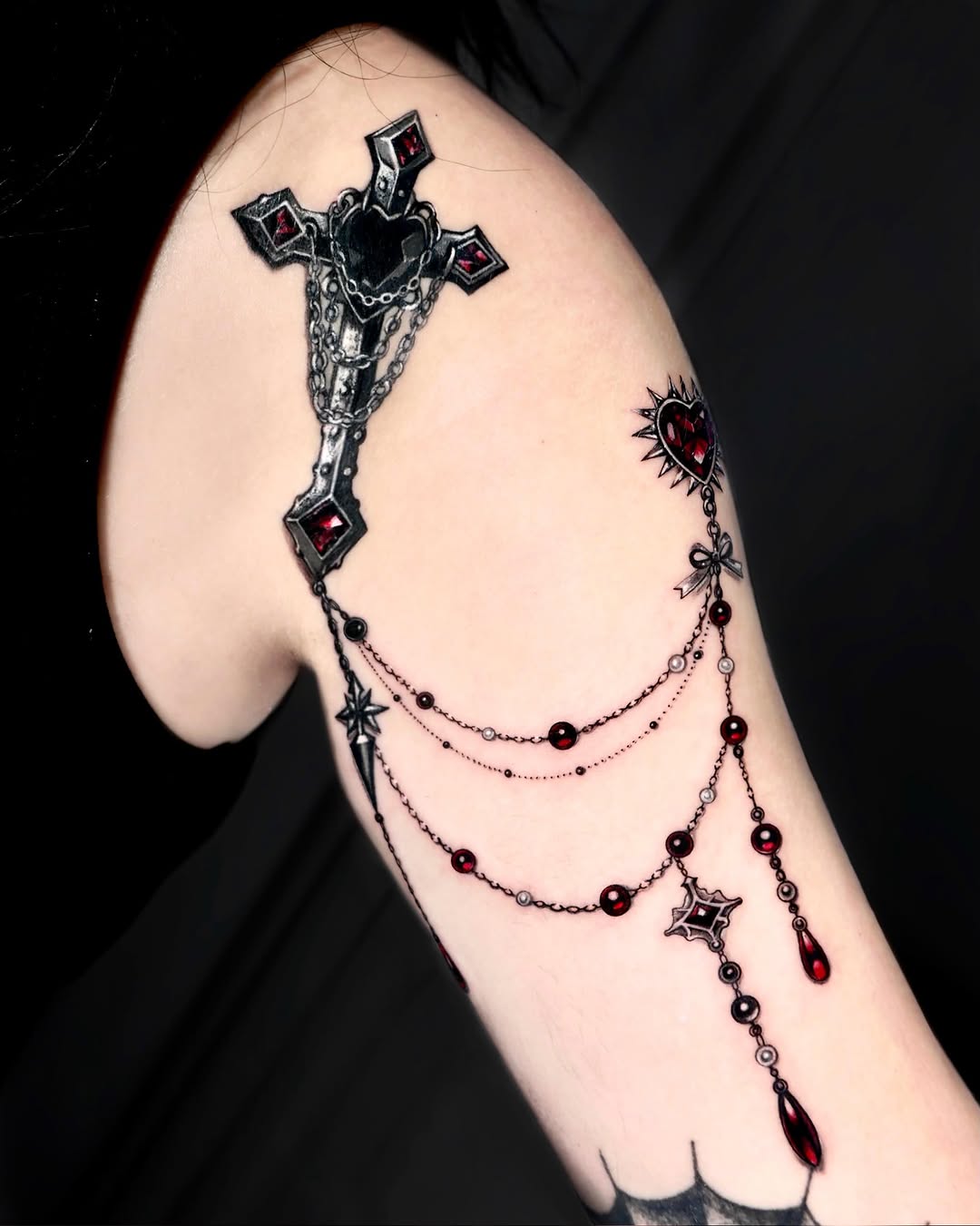 Tattoo by @yoda_ink β black_and_grey, ornamental