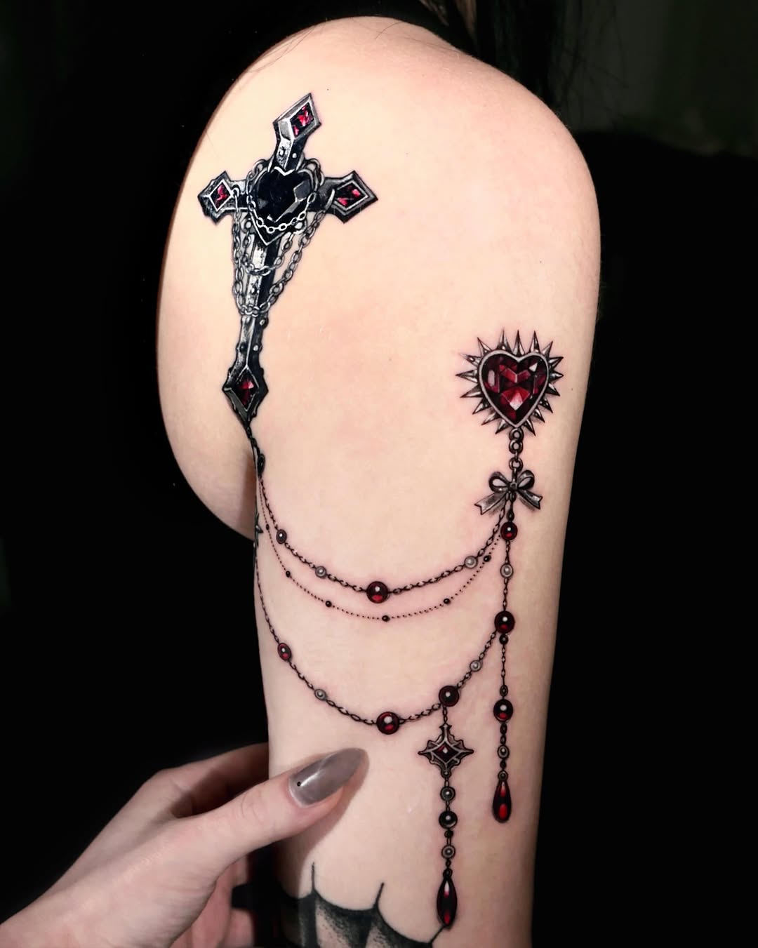 Tattoo by @yoda_ink β fine_line, ornamental