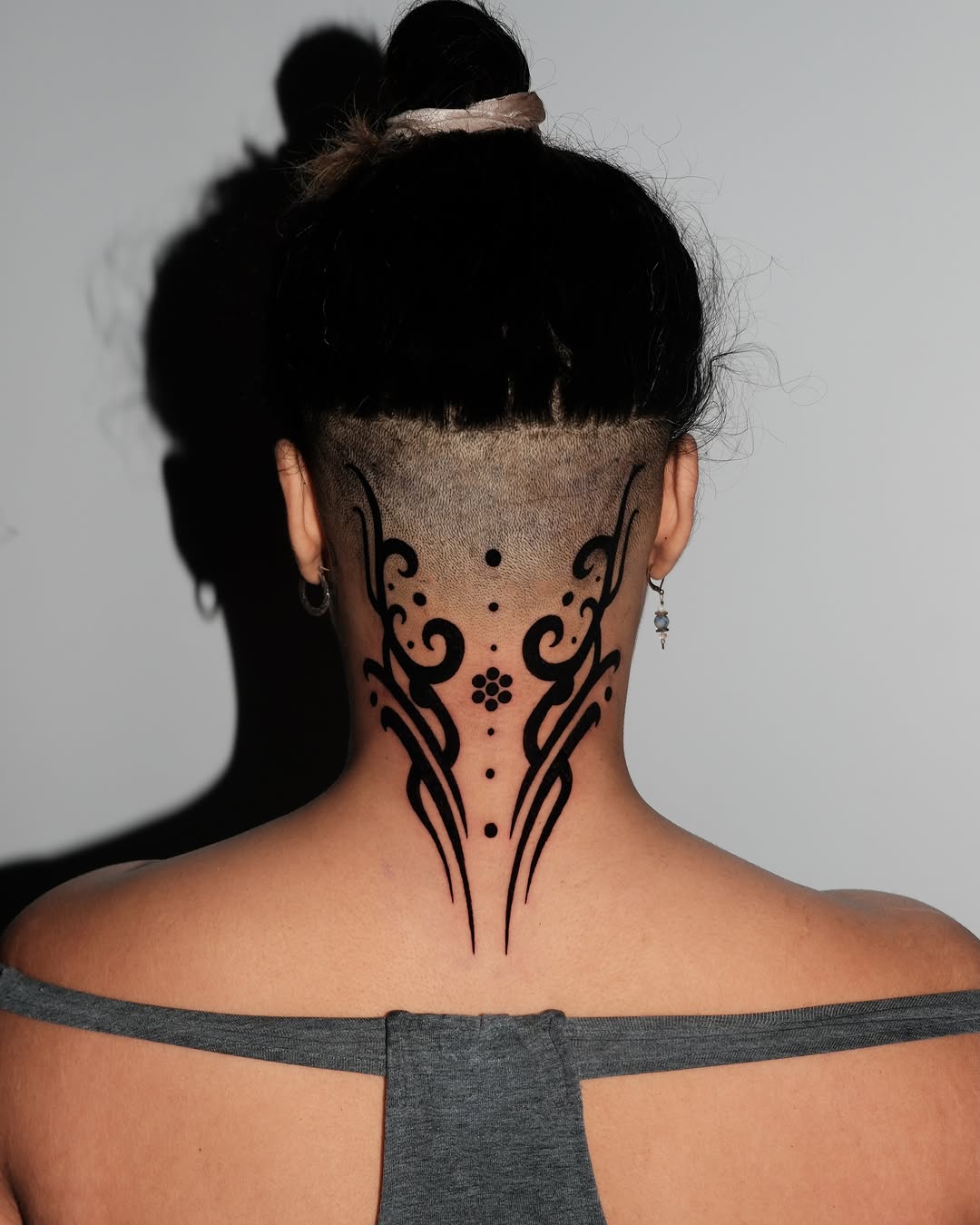 Tattoo by @fishermaaaaaaaan — blackwork, ornamental