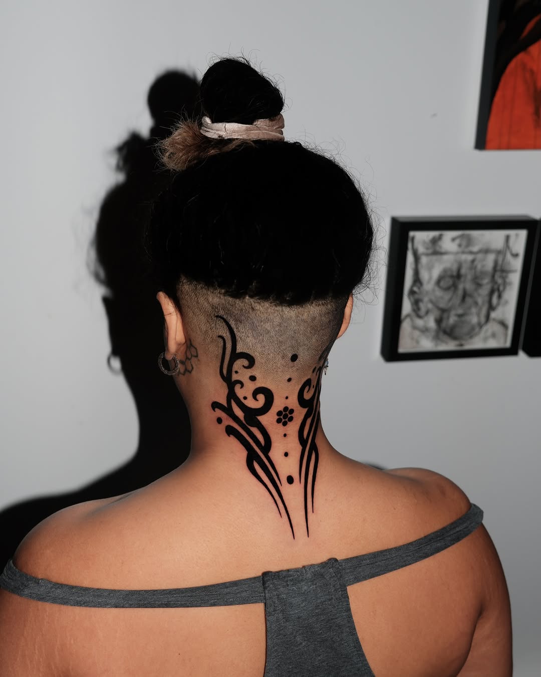 Tattoo by @fishermaaaaaaaan — blackwork, ornamental