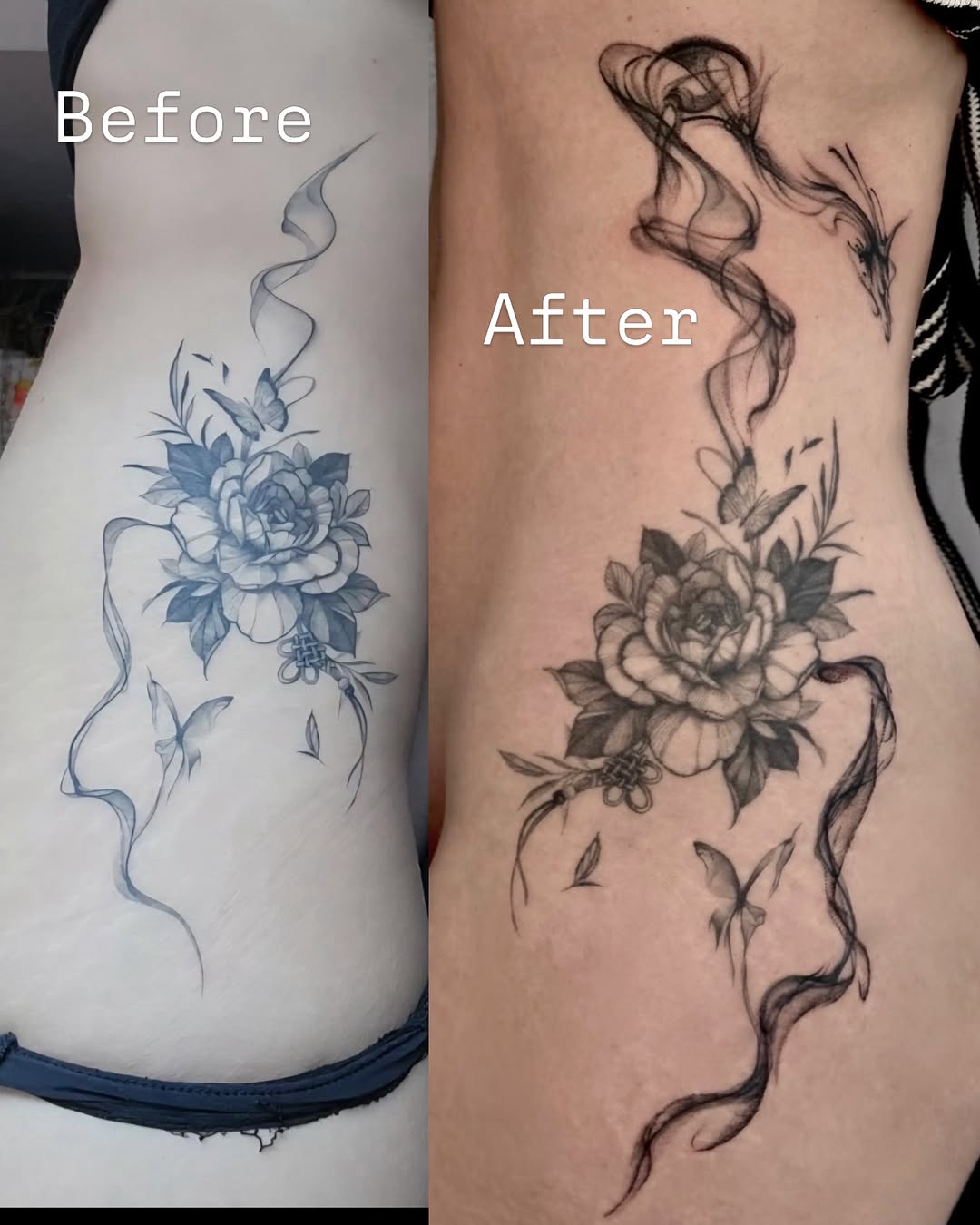 Tattoo by @yuwol.tattoo — fine_line, black_and_grey