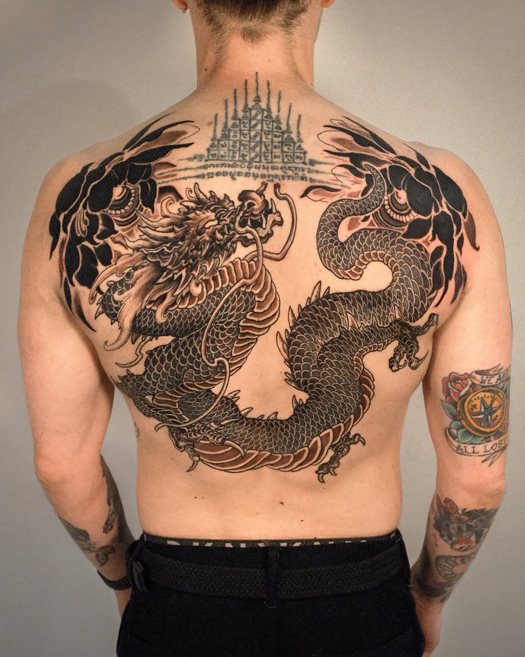 Tattoo by @kubotattoo — japanese_irezumi, black_and_grey