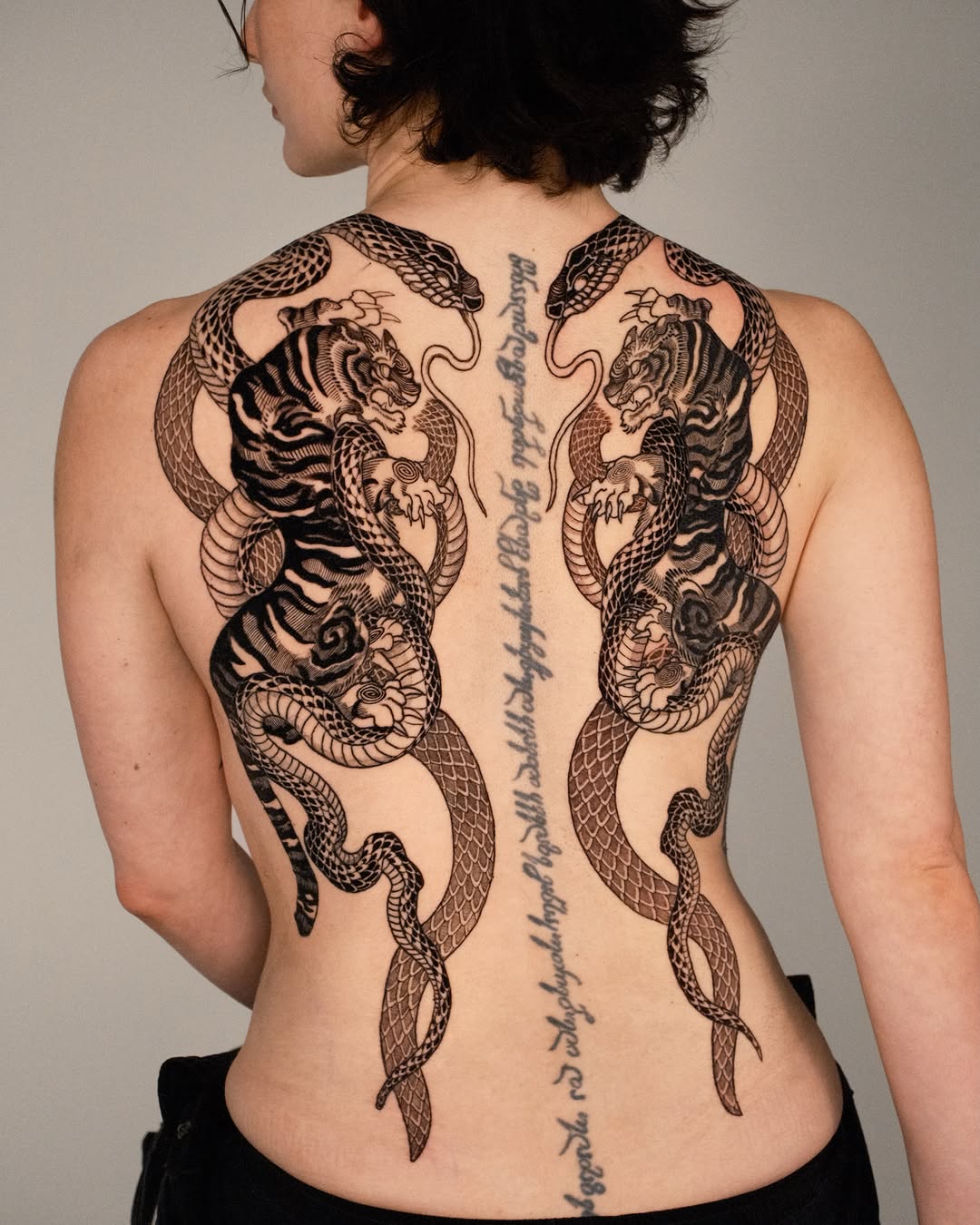 Tattoo by @kubotattoo — blackwork