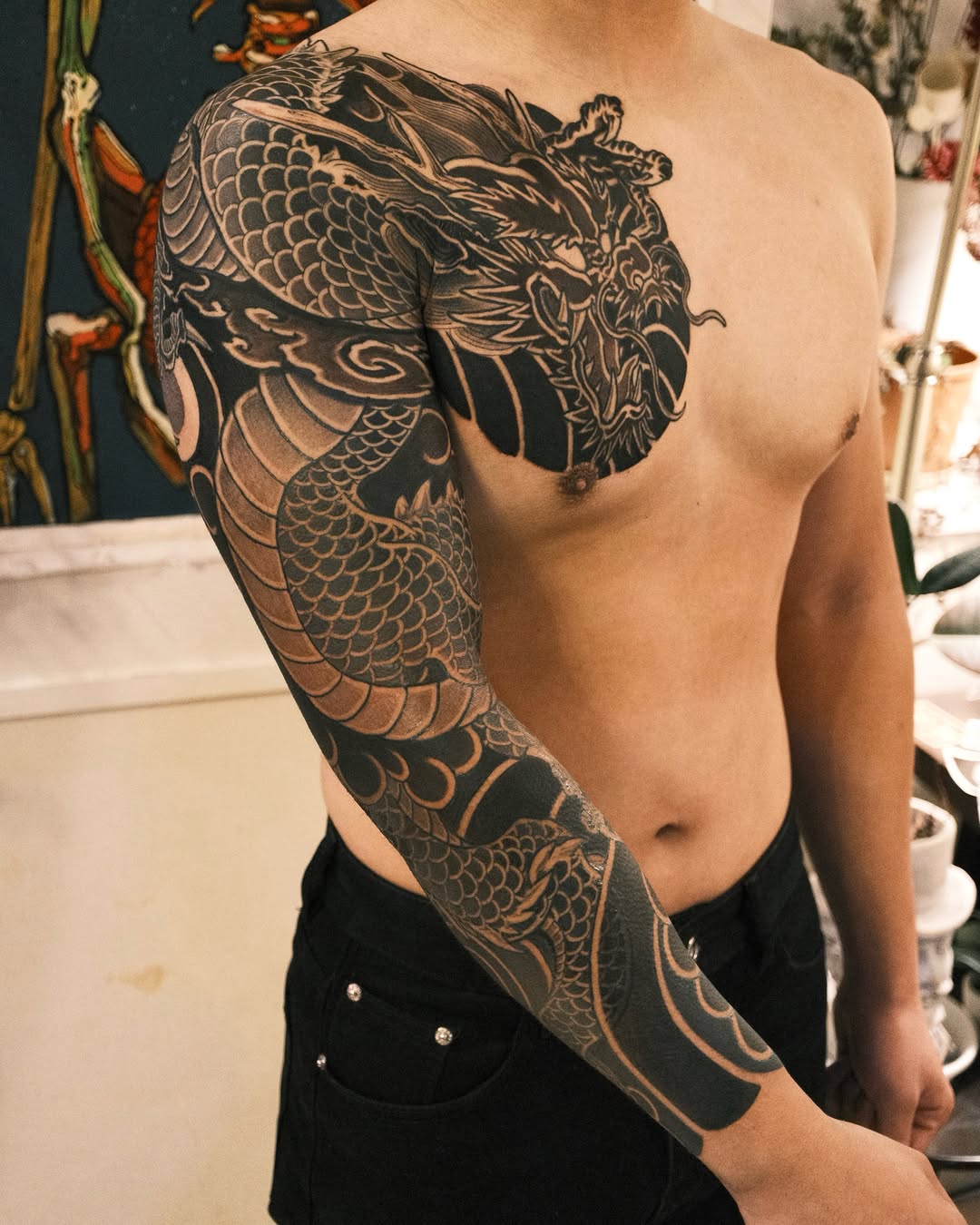 Tattoo by @kubotattoo — japanese_irezumi, blackwork