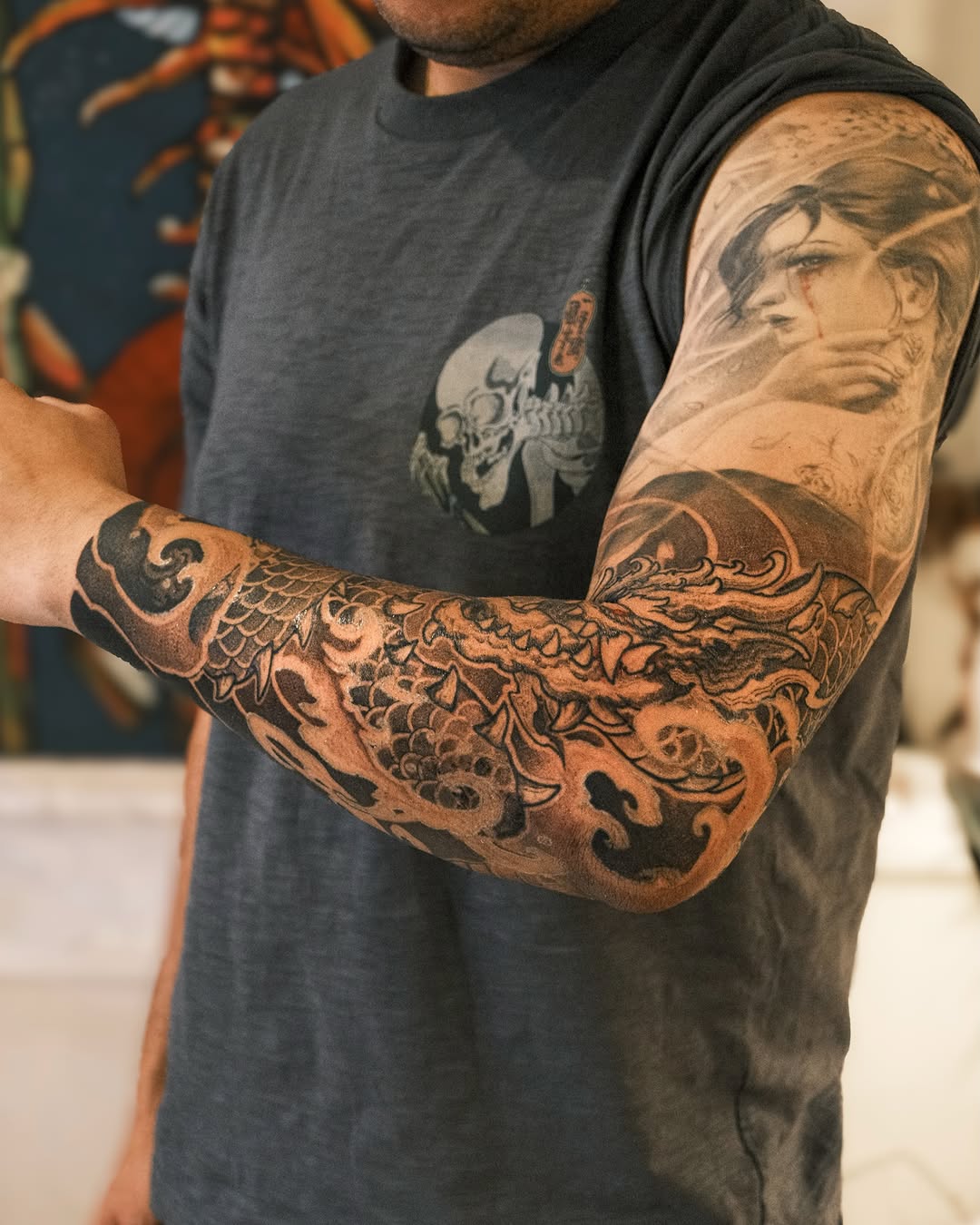 Tattoo by @kubotattoo — japanese_irezumi, realism