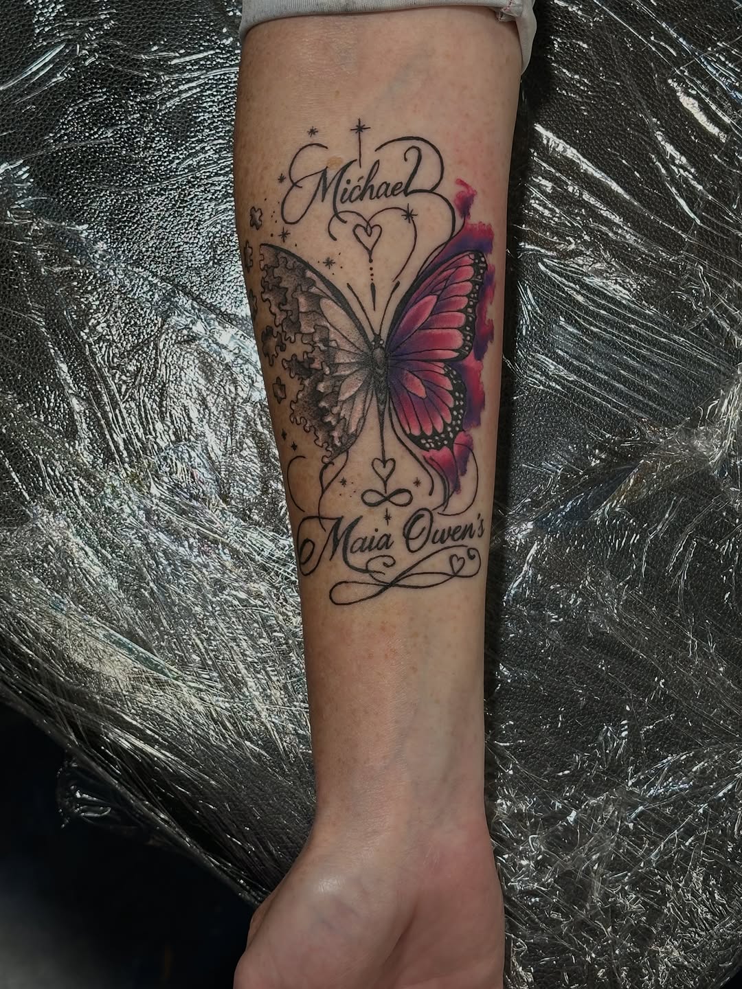 Tattoo by @jbeantat2 — lettering_script, fine_line