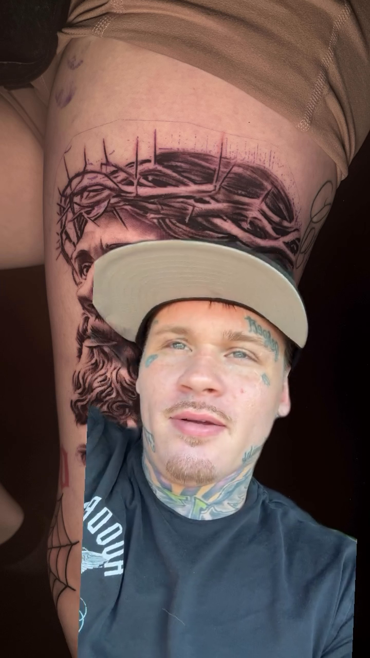 Tattoo by @jacobmartintattoos โ realism, black_and_grey