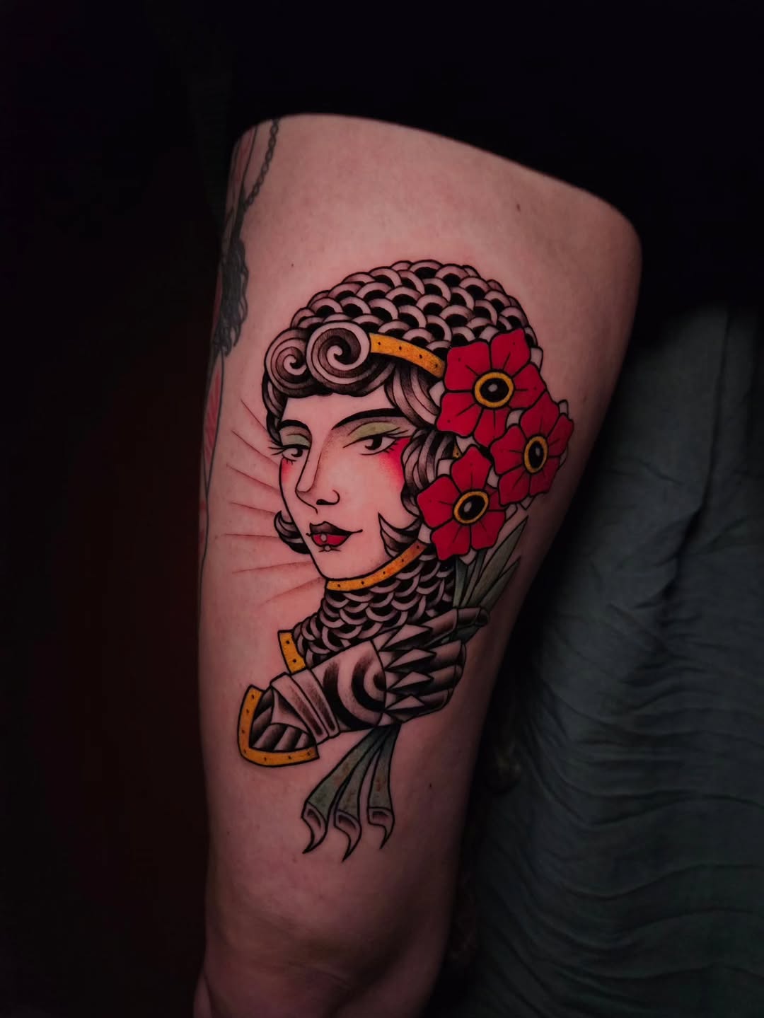Tattoo by @lowleap — american_traditional, illustrative